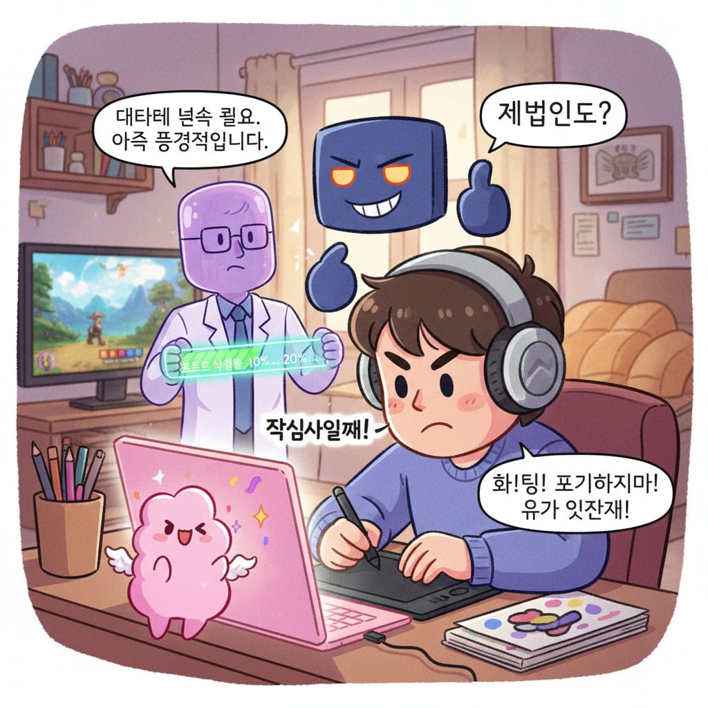 한국어 개판